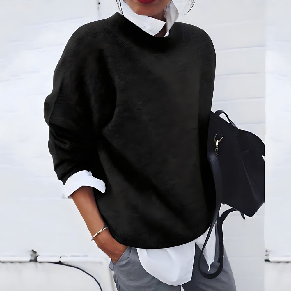 Valmée | Pull Femme Oversize Col Rond - Image 2