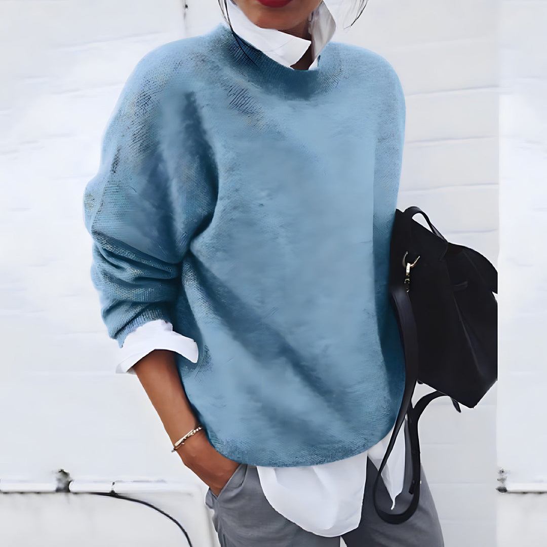 Valmée | Pull Femme Oversize Col Rond - Image 3