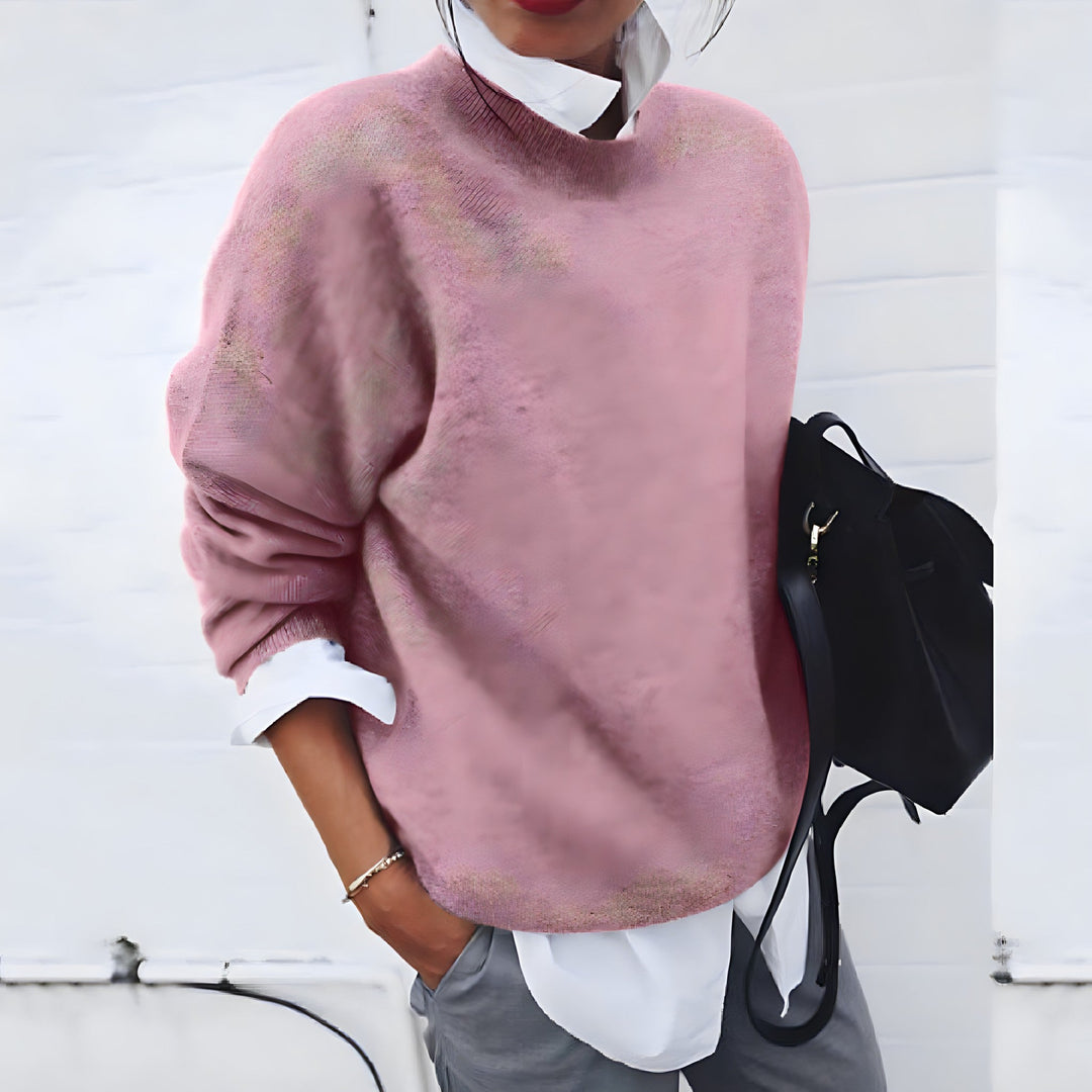 Valmée | Pull Femme Oversize Col Rond - Image 4