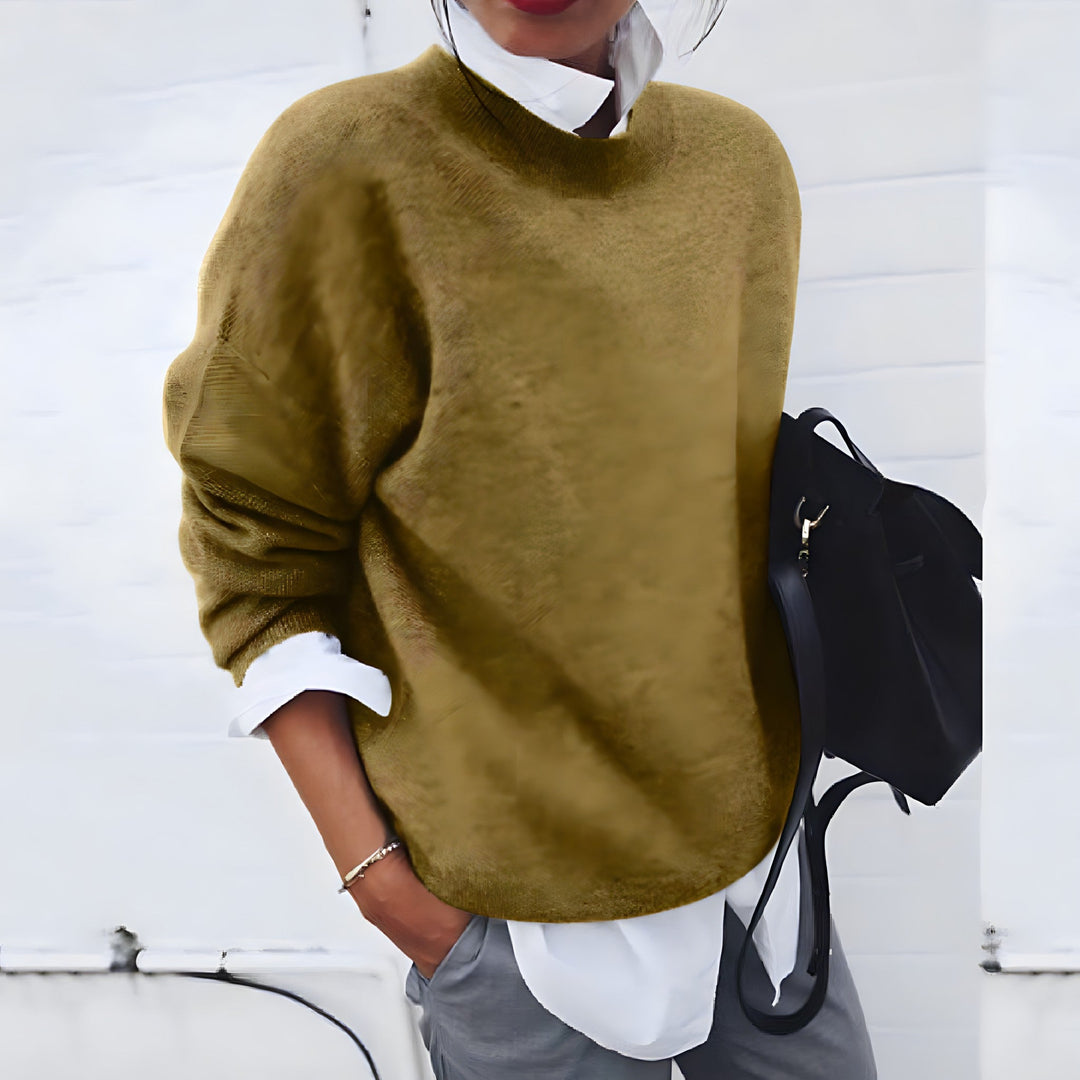 Valmée | Pull Femme Oversize Col Rond - Image 5