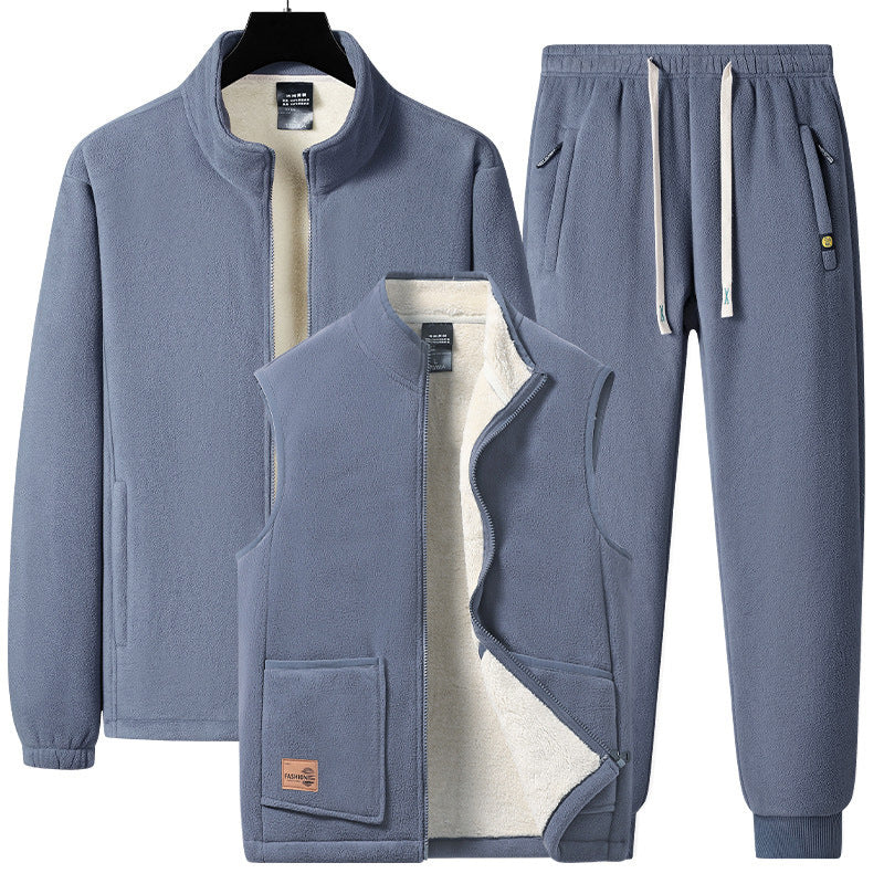 Valmord | Homme Ensemble Deux Pièces Polaire Zippée - Blue - Image 6