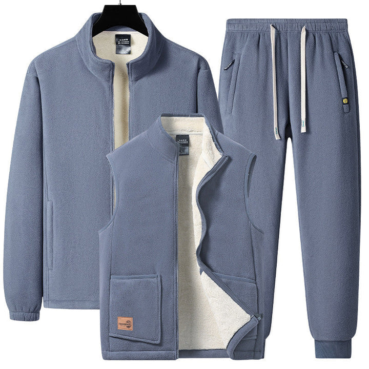 Valmord | Homme Ensemble Deux Pièces Polaire Zippée - Blue - Image 6