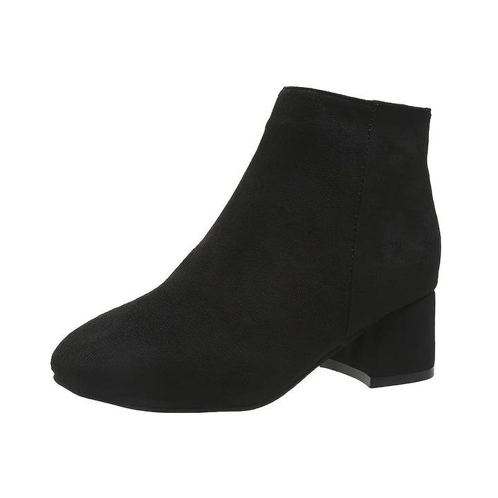 Évane | Bottines Femme Talon Carré Suédé - Image 6