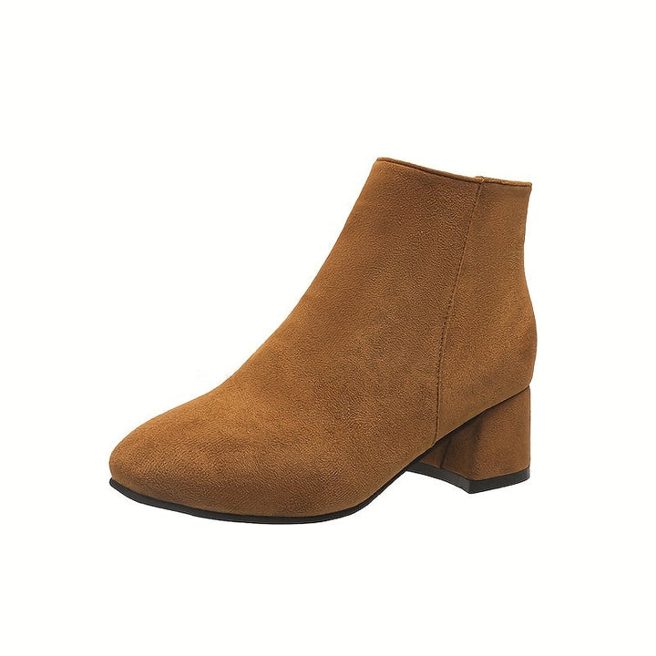 Évane | Bottines Femme Talon Carré Suédé - Image 7