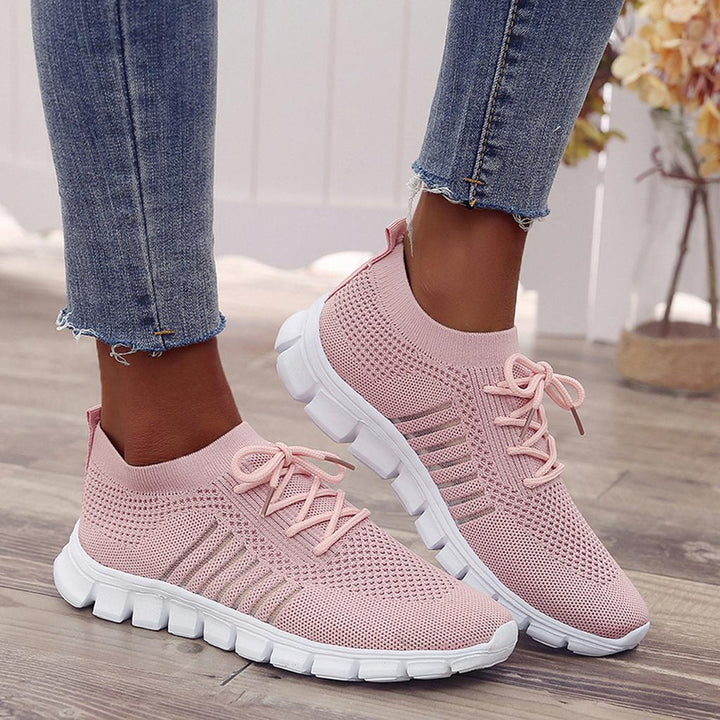 Vélivane | Baskets Femme Respirantes en Maille Légères - Pink - Image 12