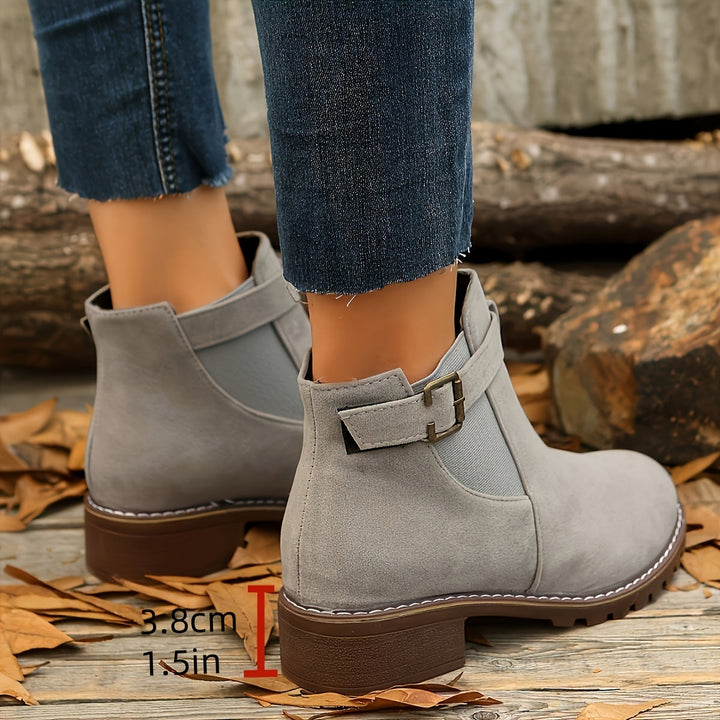 Volveine | Femme Bottines Chelsea Talon Bloc - Brown - Image 14