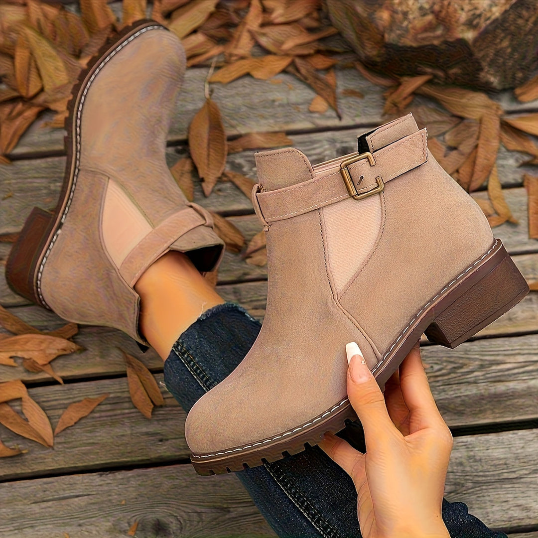 Volveine | Femme Bottines Chelsea Talon Bloc - Brown - Image 17