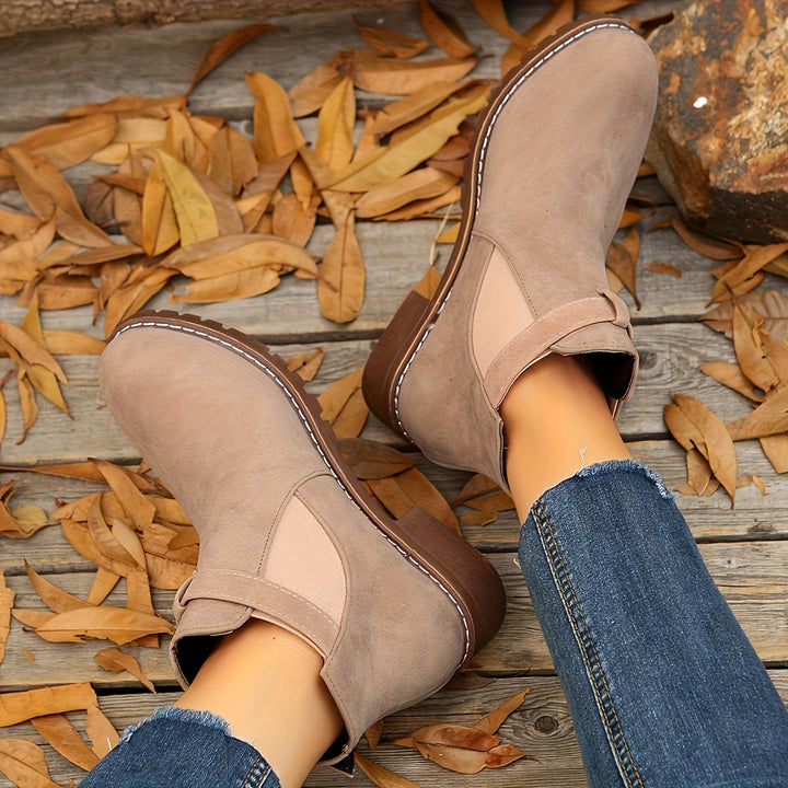 Volveine | Femme Bottines Chelsea Talon Bloc - Brown - Image 8