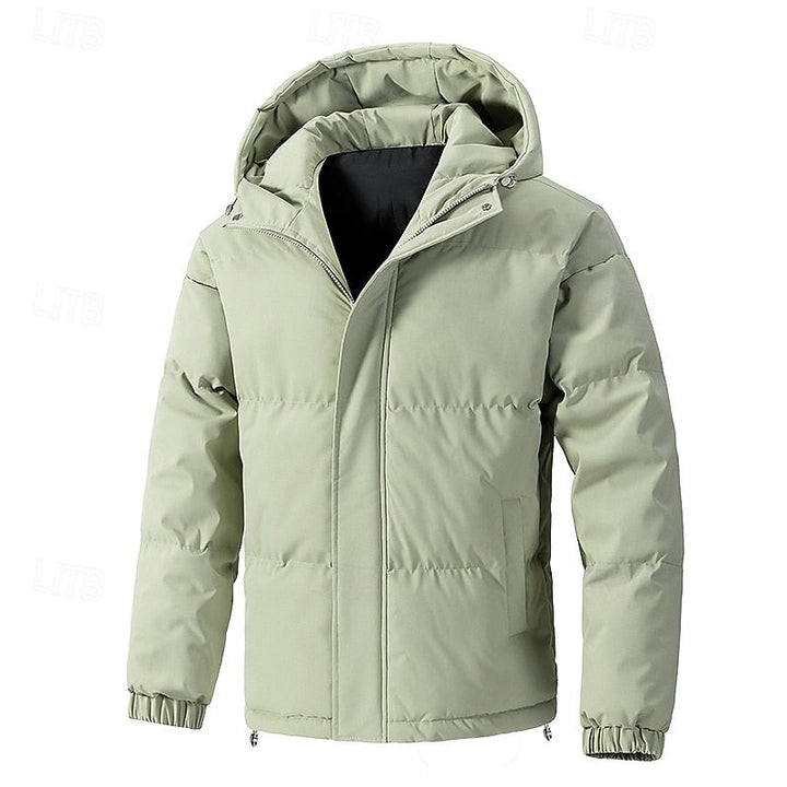 Vordain | Homme Doudoune à Capuche Isolée Hiver - Light Green - Image 1