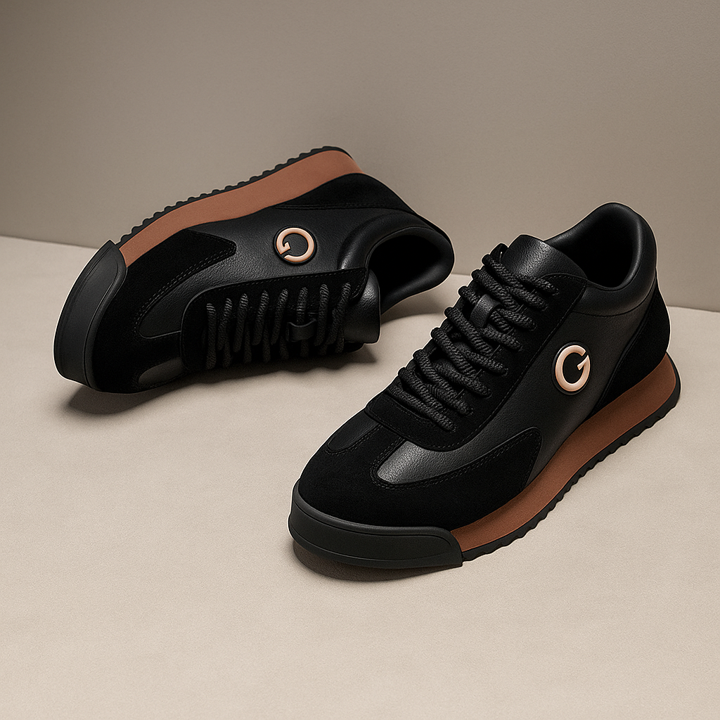 Vordanel | Homme Sneaker Rétro Colorblock Daim - Image 3