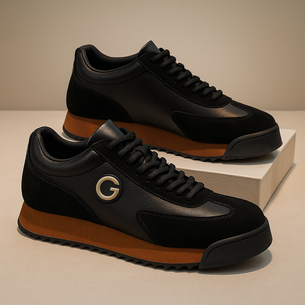 Vordanel | Homme Sneaker Rétro Colorblock Daim - Image 4