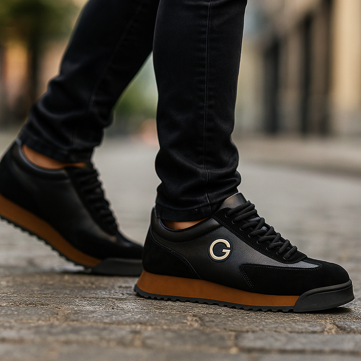 Vordanel | Homme Sneaker Rétro Colorblock Daim - Image 6