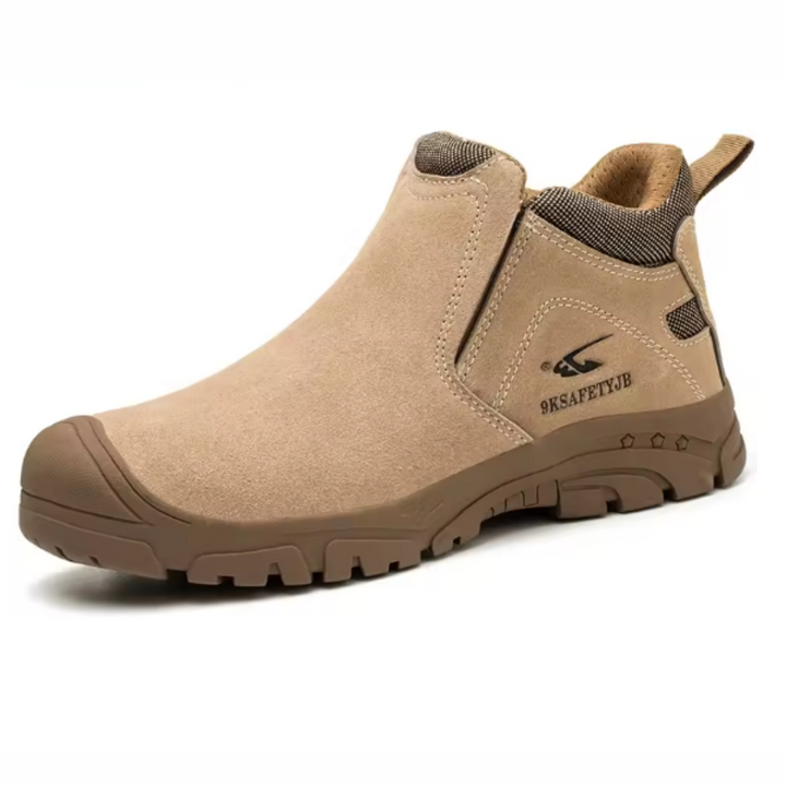 Vornec | Bottines Homme Travail Chelsea Embout Acier - Camel - Image 2