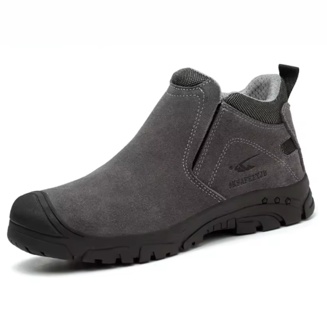 Vornec | Bottines Homme Travail Chelsea Embout Acier - Camel - Image 6