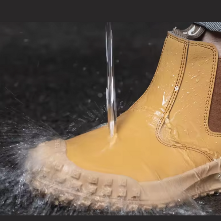 Vornec | Bottines Homme Travail Chelsea Embout Acier - Camel - Image 9