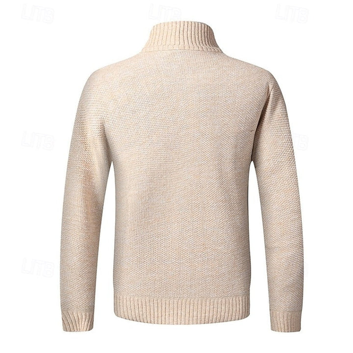 Gréolvan | Homme Veste en Maille Zippée Col Montant — vue 4