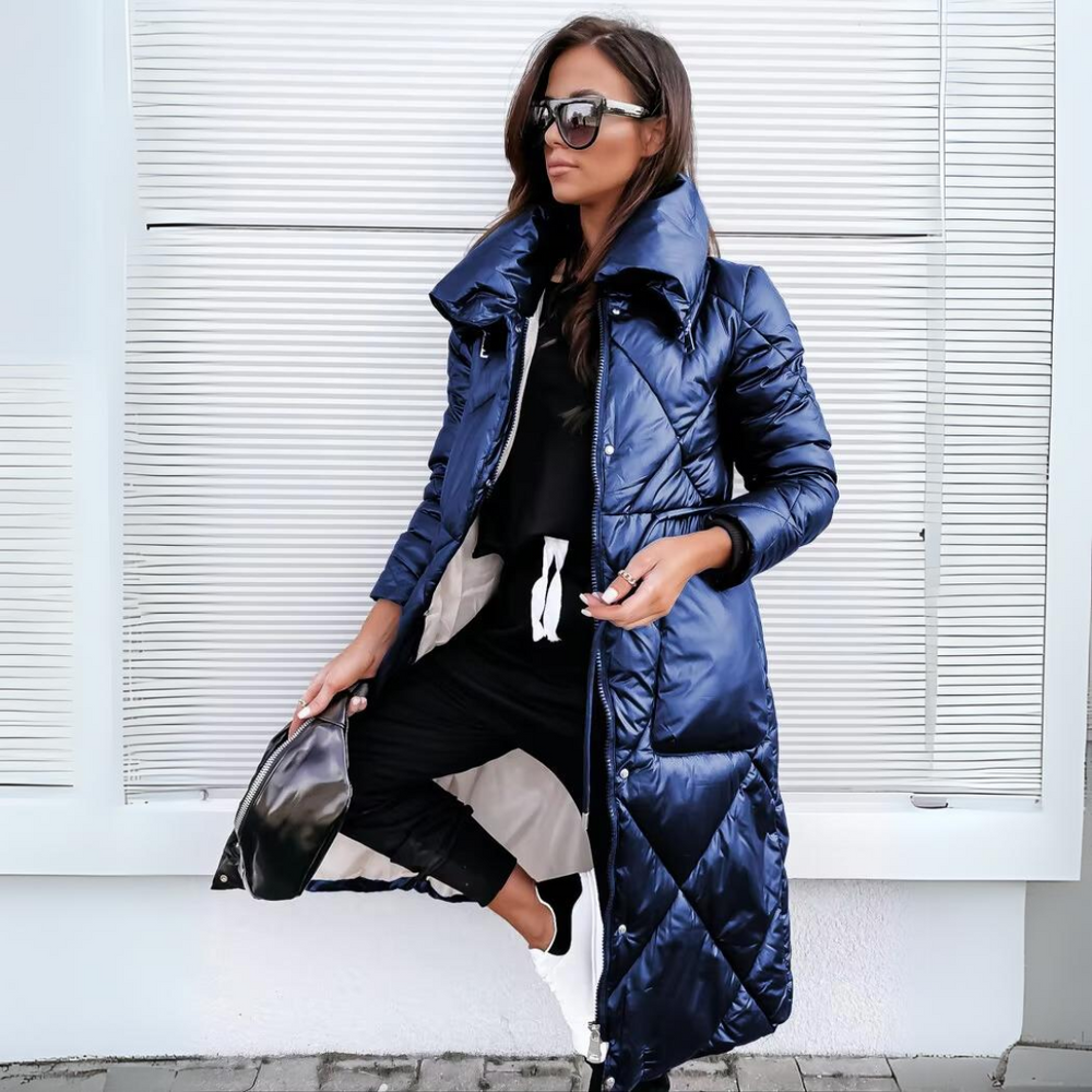 Winifred | Women's Long Puffer Coat - Image 2