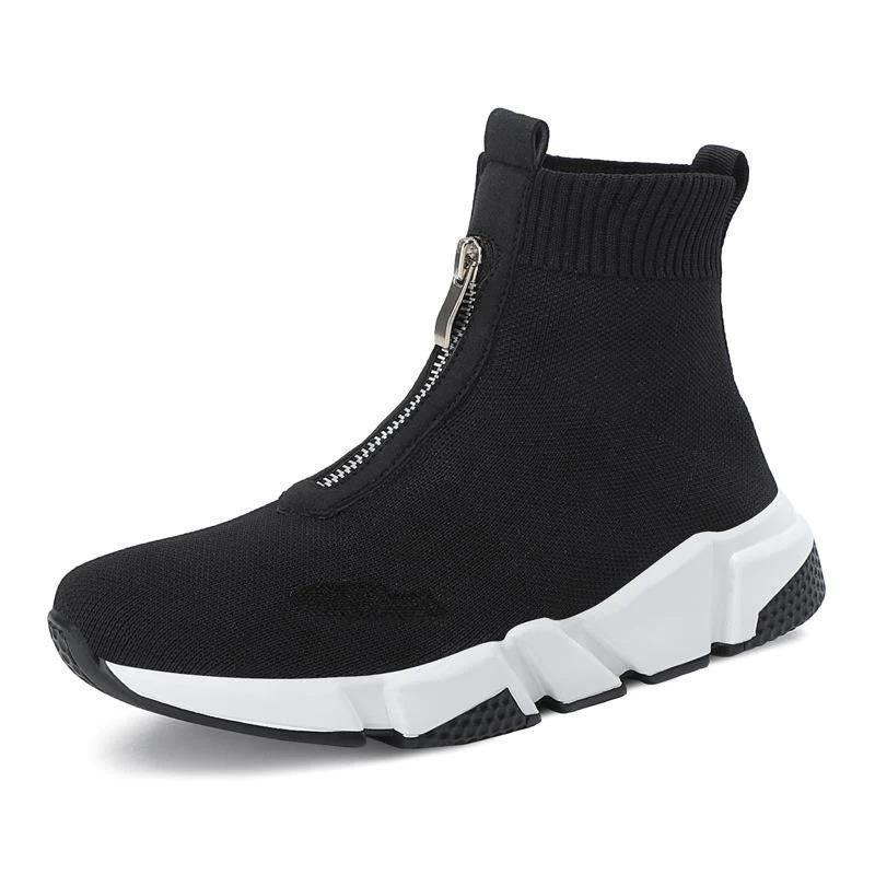 Winifred | Women's Zip Front Sock Ankle Boot - Image 2