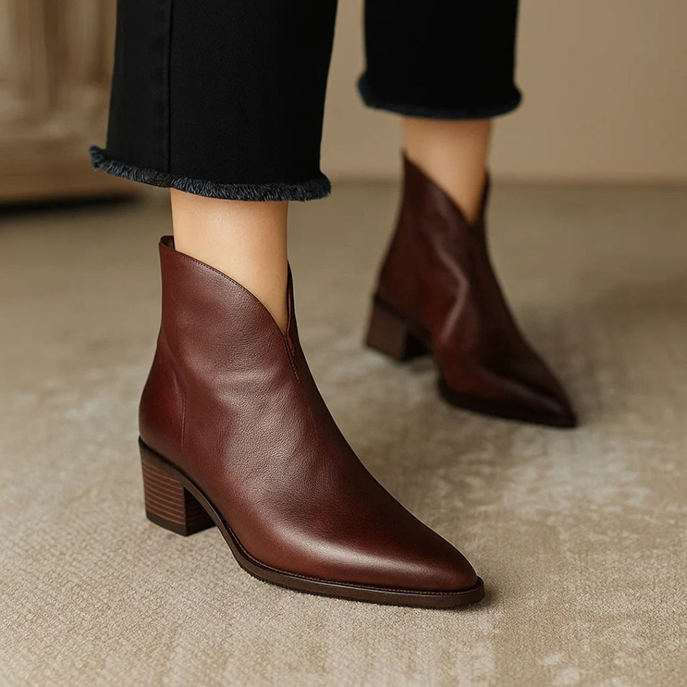 Zaria | Women's Block Heel Ankle Boots - Image 2