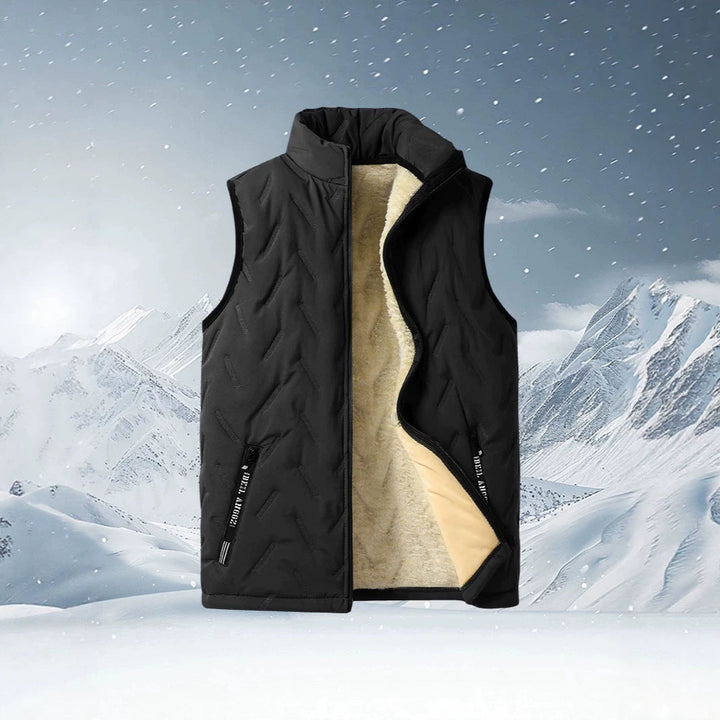 Zarvec | Homme Ensemble Trois Pièces Hiver Doublure Sherpa - Black - Image 3