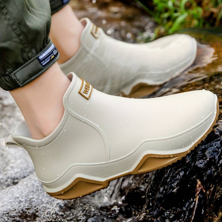 Zarvelle | Femme Bottines de Pluie Imperméables - Cream - Image 5
