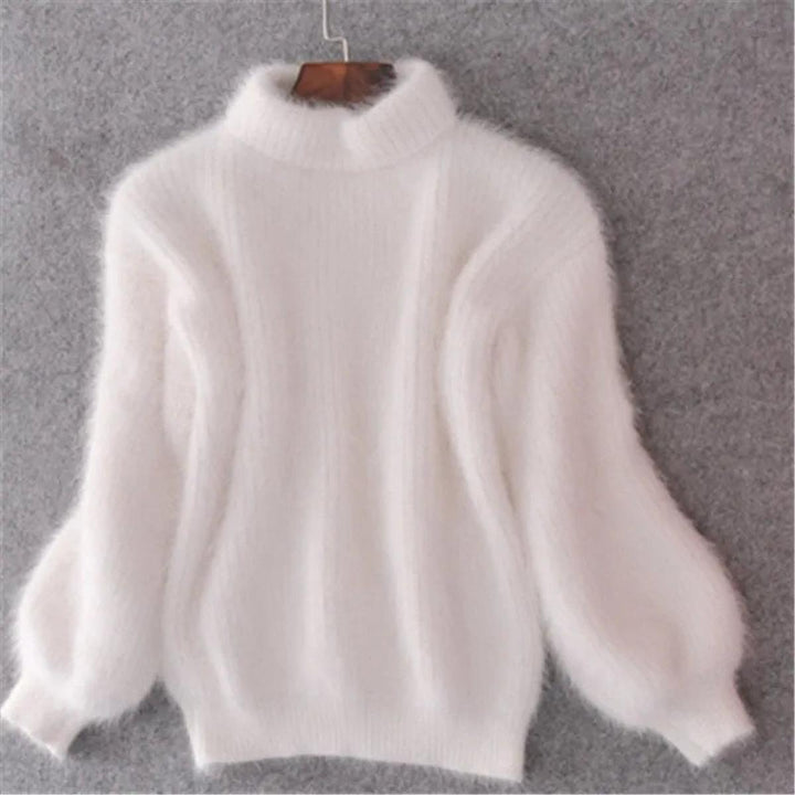 Zilvane | Pull Femme Col Roulé Moelleux - Baby Blue - Image 2
