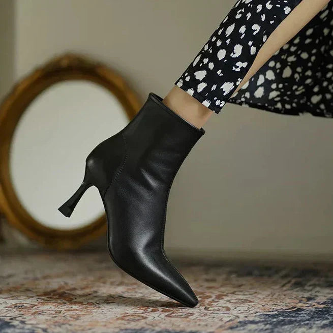 Zinara | Women's Heeled Ankle Boots - Image 1