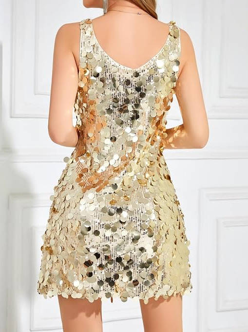 Zélivane | Femme Robe de Soirée Paillettes Mini - Red - Image 16