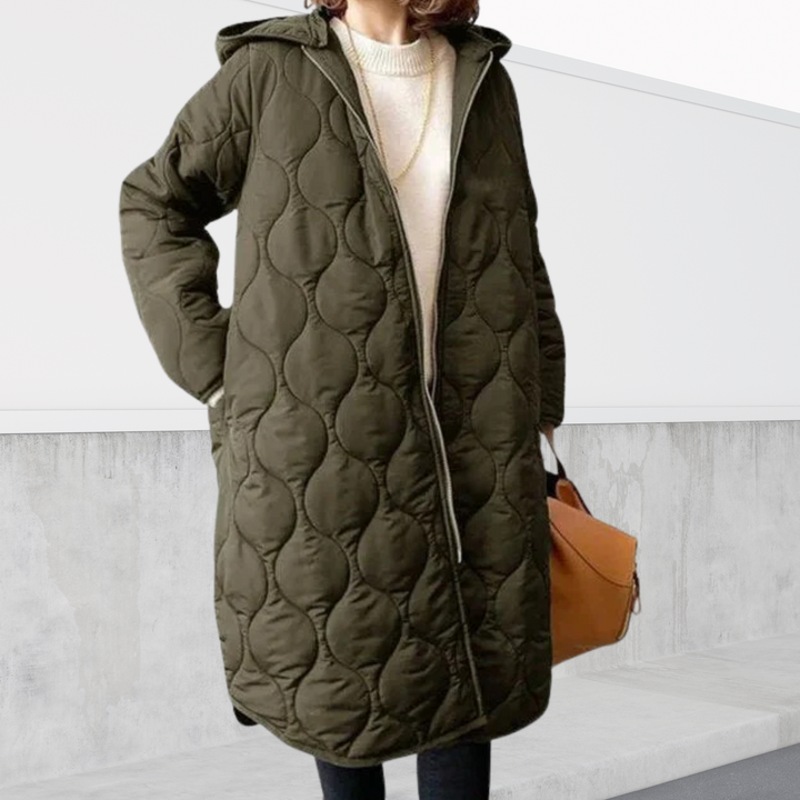 Zolvande | Parka Femme Matelassée à Capuche Oversize - Image 3