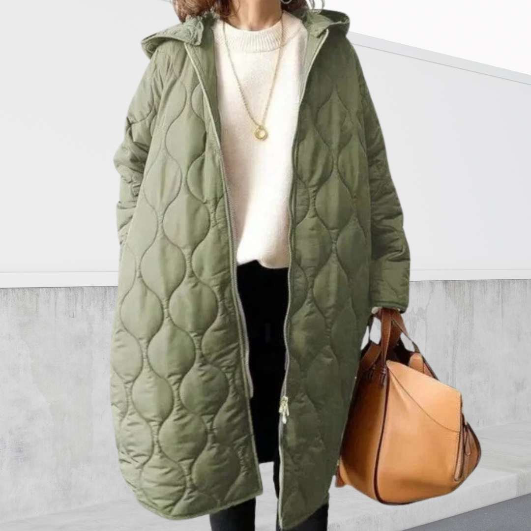 Zolvande | Parka Femme Matelassée à Capuche Oversize - Image 4
